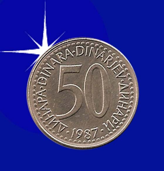 "50 DINARA 1987 Jugoslavije"