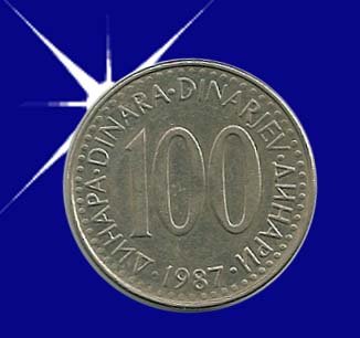 "100 DINARA 1987 Jugoslavije"