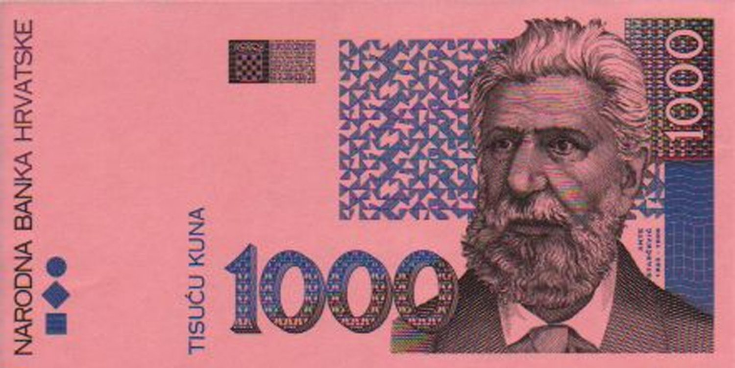 1000 KUNA UNC.