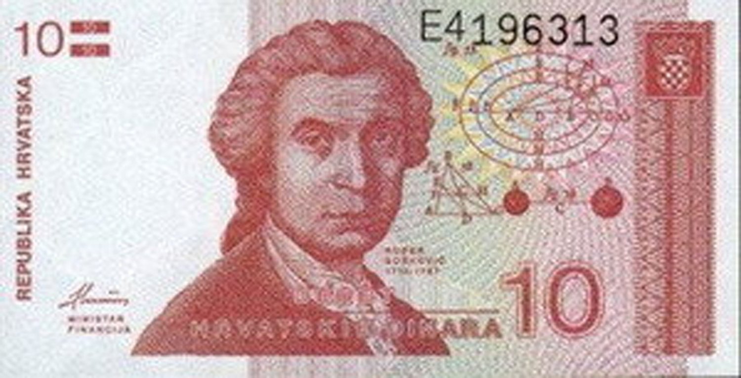 10 hrvatskih dinara 1991. UNC.