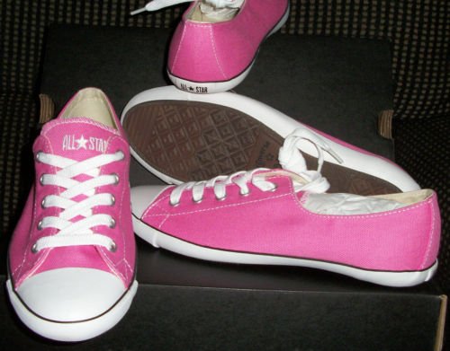New women CONVERSE as light ox size 7 m pink/white
