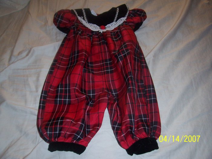 Rose Cottage Romper Girls 6/9 Months Free Shipping