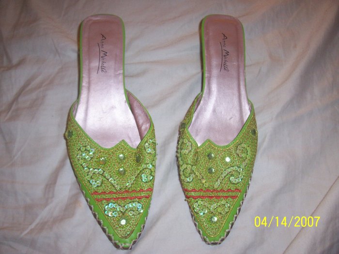 Anne Michelle Sequin Shoes Womens 5 Free Shipping