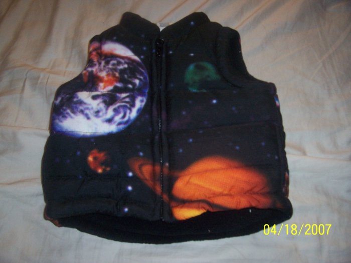 Old Navy Space Vest Boys 6-12 Months Free Shipping