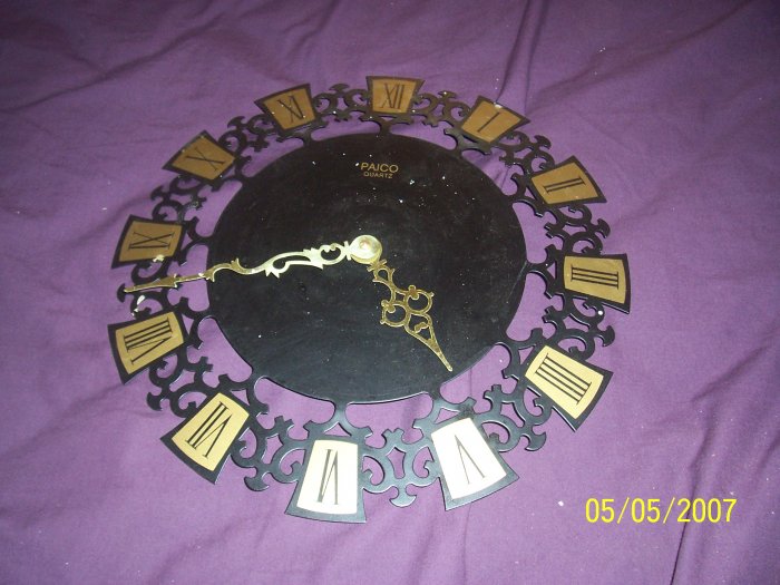 Vintage Paico Clock Free Shipping