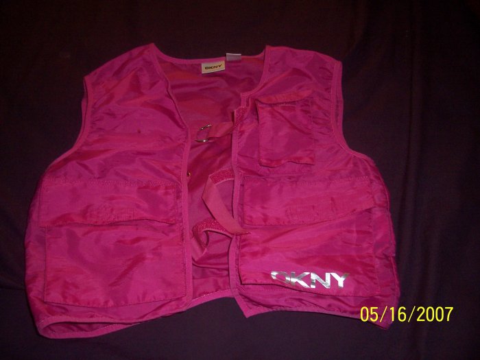 DKNY Vest Girls Medium 8-10 FREE SHIPPING