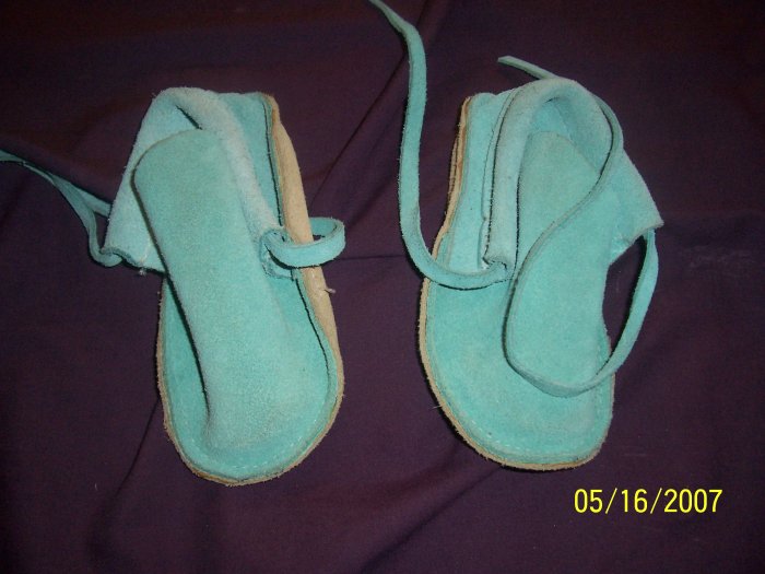 Genuine Leather Moccasins Toddler Size 4 FREE SHIPPING