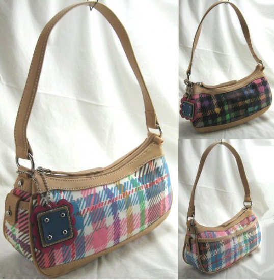 Small Handbags with Trendy Plaid Design