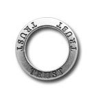 "Trust" Affirmation Band Pendant