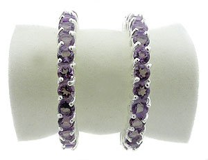 GENUINE AMETHYST 925 STERLING SILVER