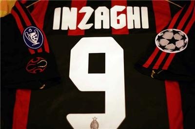Jerseyunited AC Milan Inzaghi Champions League HOME Jersey
