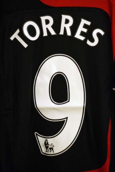 NEW Liverpool 2007/2008 Torres AWAY Jersey