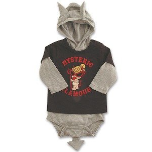 Hysteric Glamour Black Jacket + Grey Baby T-shirt