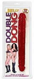 Jelly Double Dong Red AC/DC