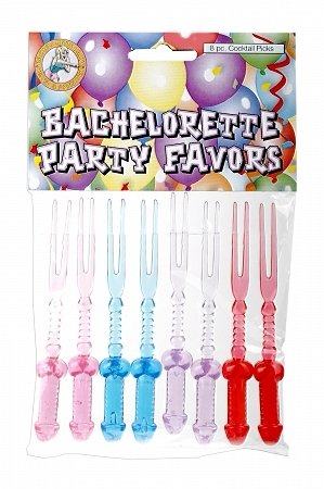 Bachelorette Party Cocktail Picks - 8pc.
