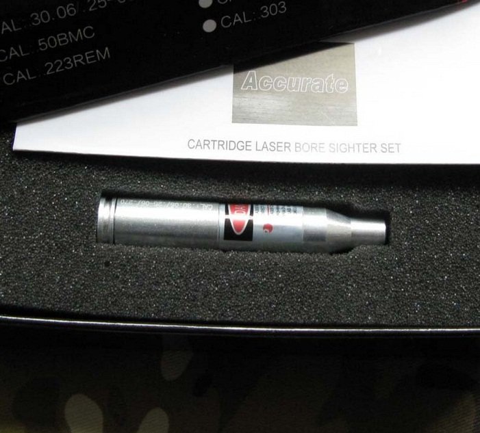 CAL: .30-06 SPRG / 0.25-06 REM / .270 WIN CARTRIDGE RED LASER BORE SIGHTER BORESIGHTER