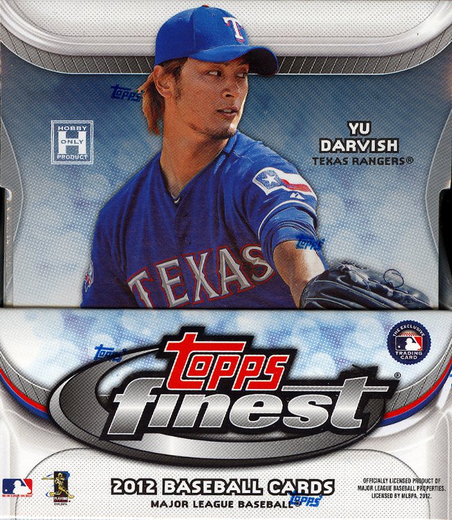2012 Topps Finest Baseball Card Package