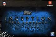 2012 Topps Inception Football Card Package
