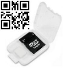 TF micro SD Card to SD Memory Card Reader with Case microSD Adapter