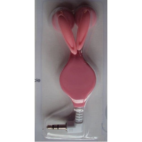 myTunes retractable earphones - Pink
