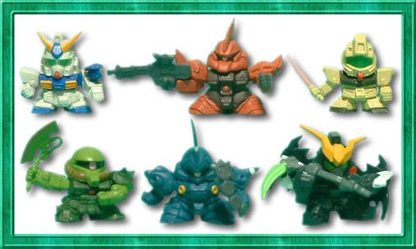 Gashapon SD Gundam Part 21 Deathscythe NT-1 Kampfer GM