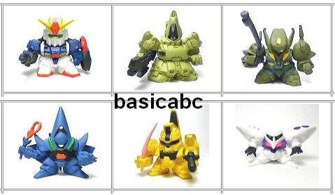 Gashapon SD Gundam Part 8 Z Hambrabi Gabthley Qubeley The-O Zssa Set