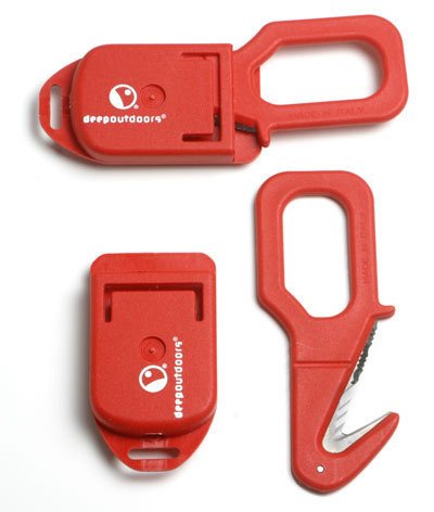 DEEP OUTDOORS LINE CUTTER; RED NIB