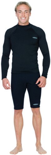 TILOS UNISEX 1MM NEO/LYCRA PADDLE SHORTS BLACK/BLUE