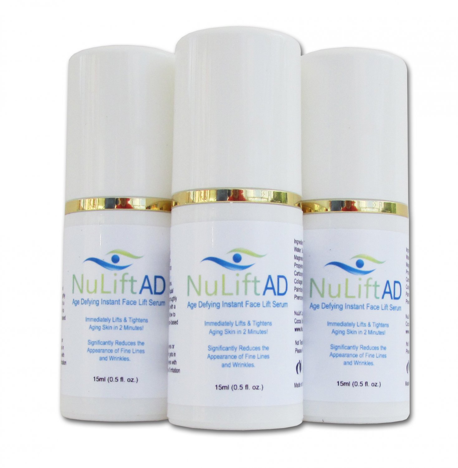 NuLift AD Instant Face Lift Serum - 3 Month Supply