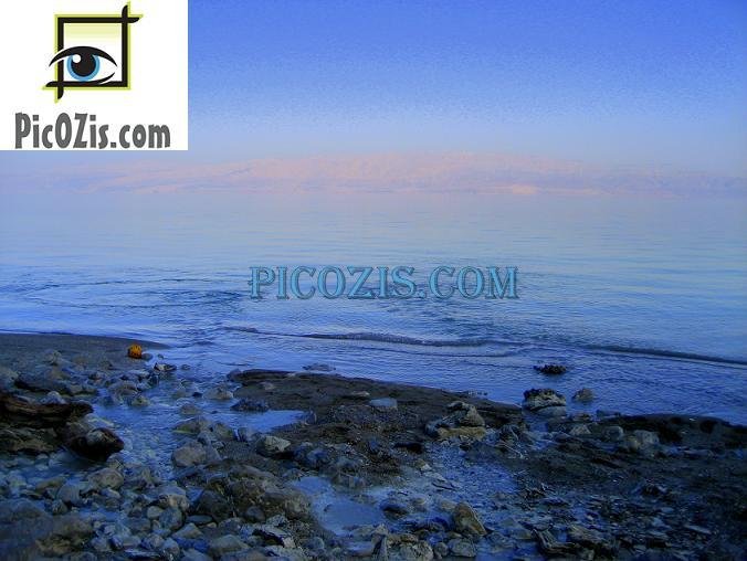 BSE003201109 - Sunset at the Dead sea - 28x35cm (11x14")