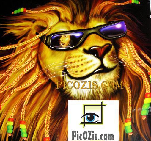 VAN004201109 - Groovy Lion - 15x20cm (6x8")