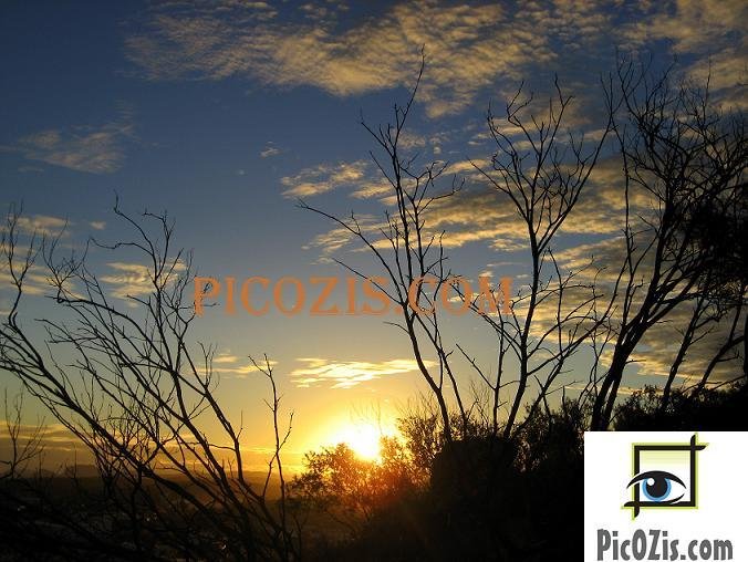VSU002201109 - Sunset in Alice Springs - 13x18cm (5x7")