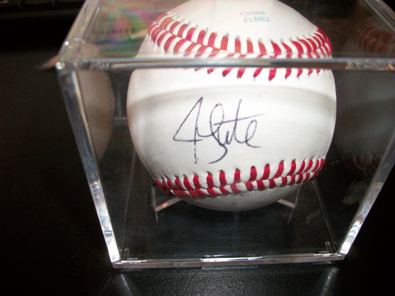 Jon Lester autographed baseball