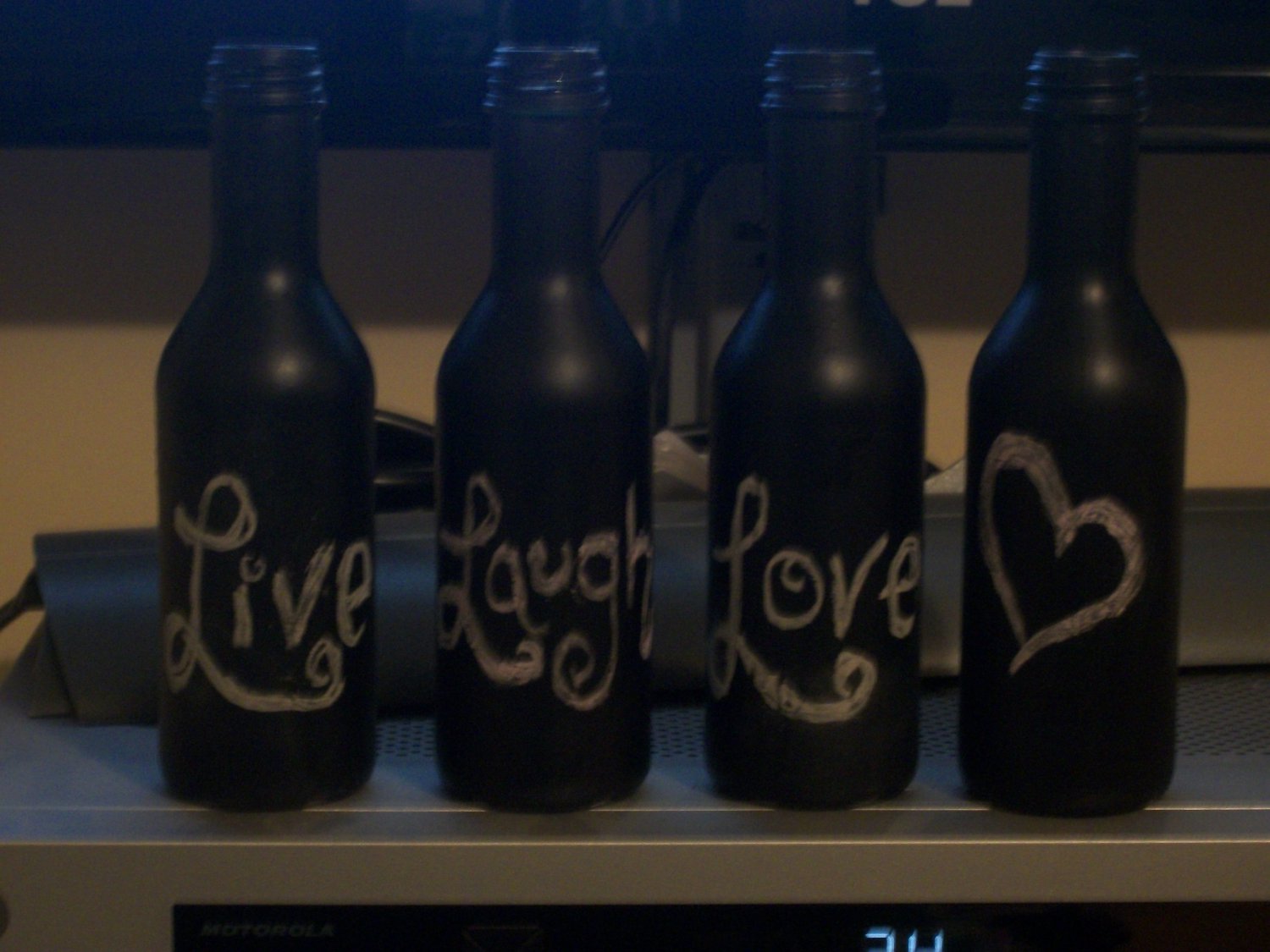 *LIVE*LAUGH*LOVE*HEART* Bottle decorative display