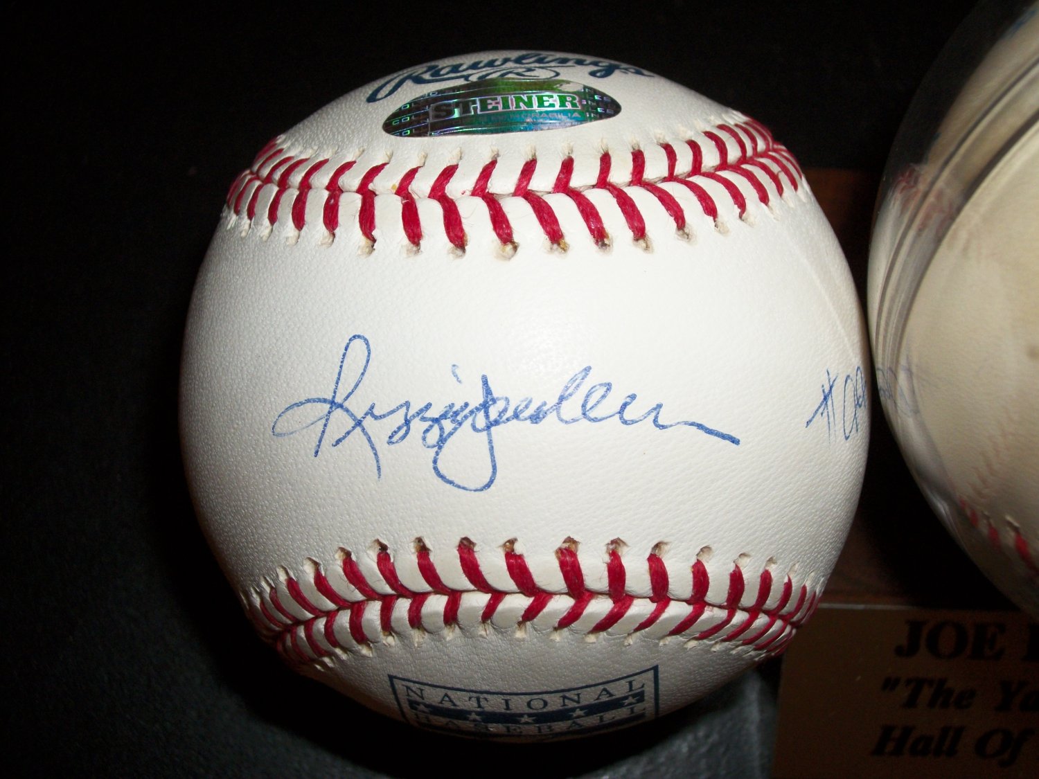 Reggie Jackson autographed rare retirement baseball
