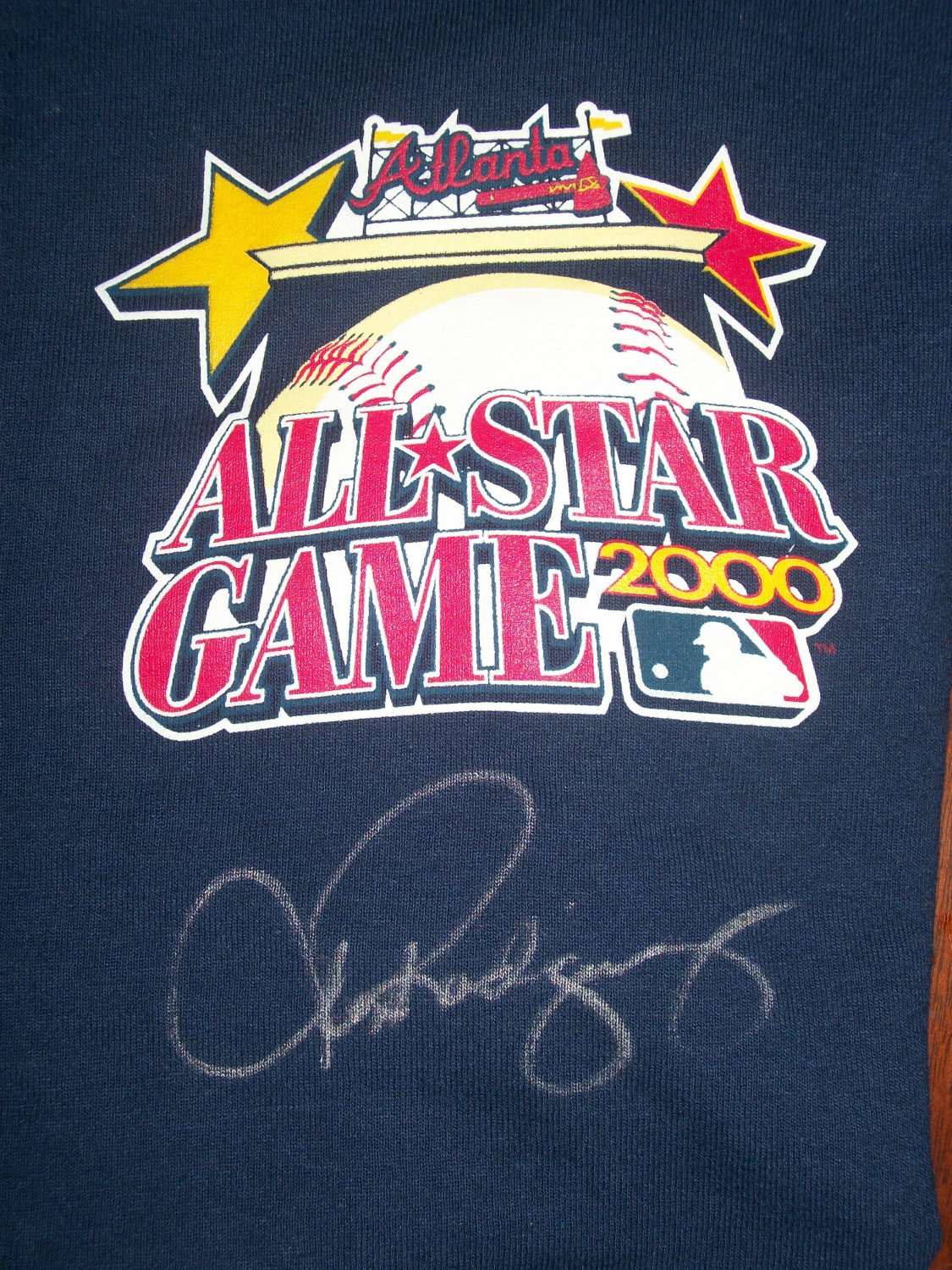 Alex Rodriguez autographed 2000 All-Star T-Shirt Jersey