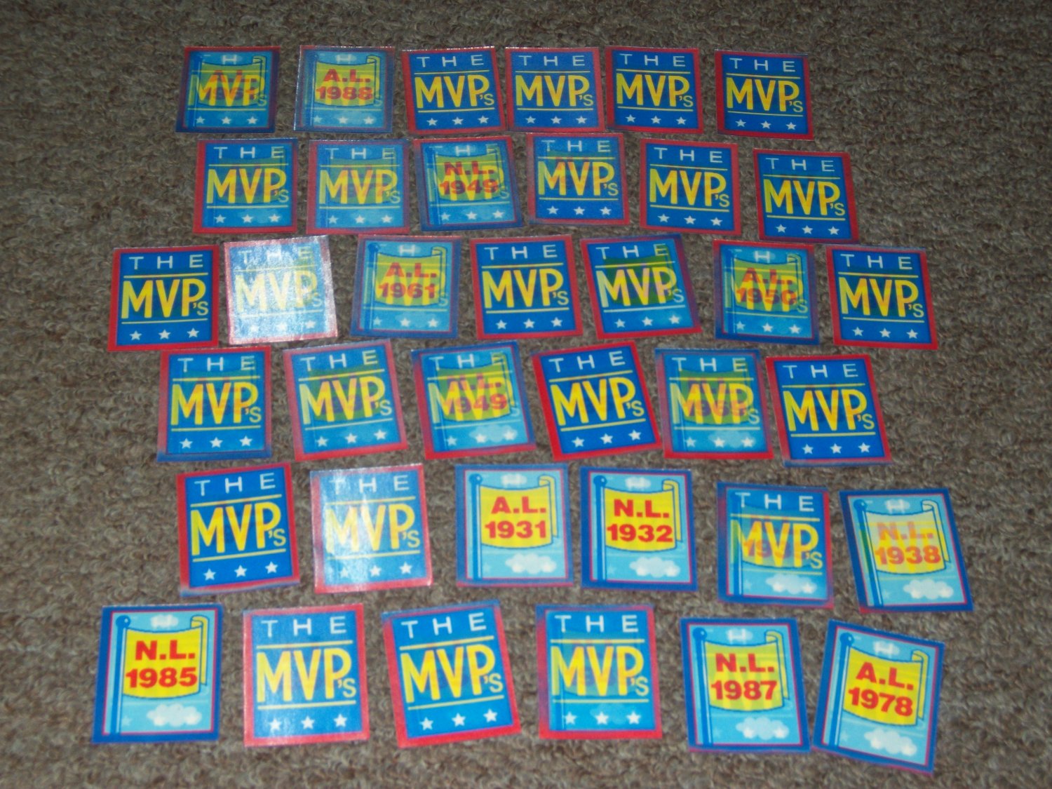 1990 Score Baseball MVP reflector inserts-10 pk