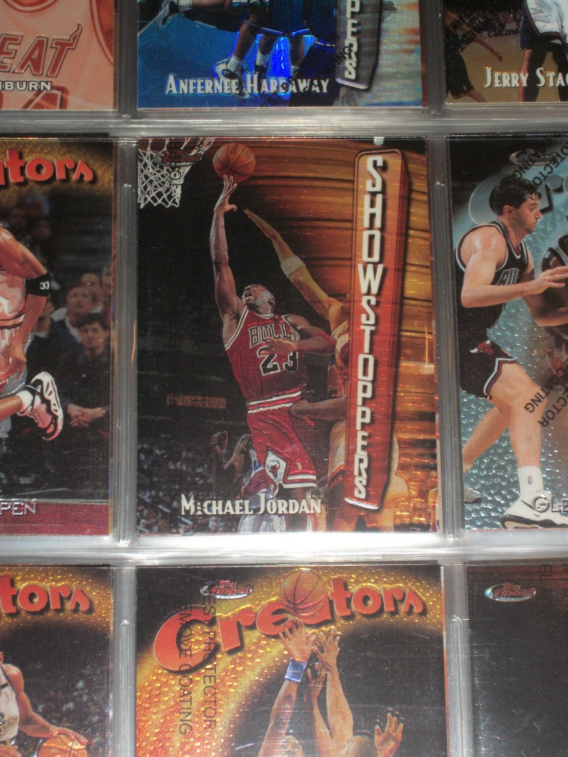 Michael Jordan 1998 Topps Finest-SHOWSTOPPERS