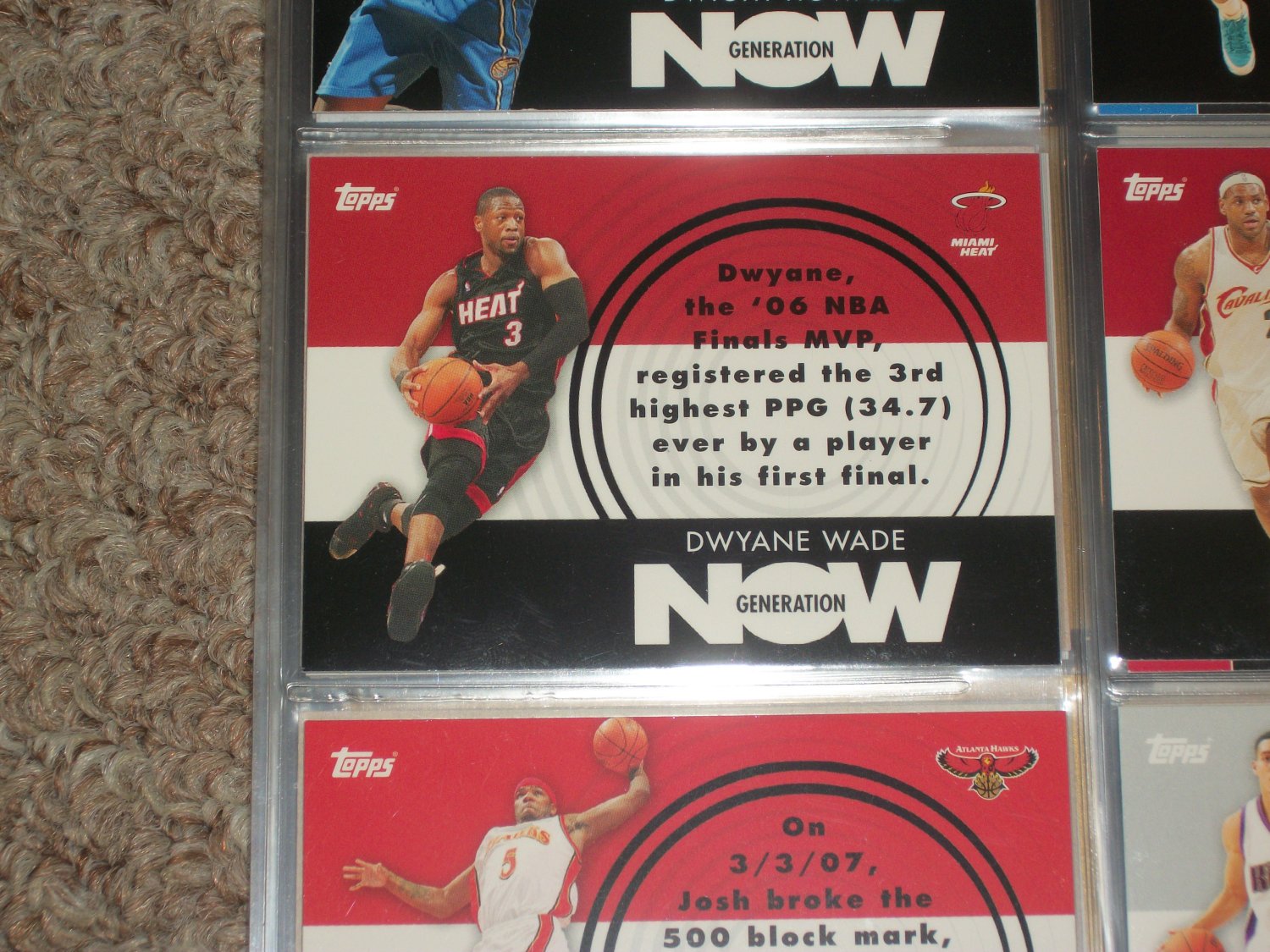 Dwyane Wade Topps 2007 Generation Now Basketball Insert Card