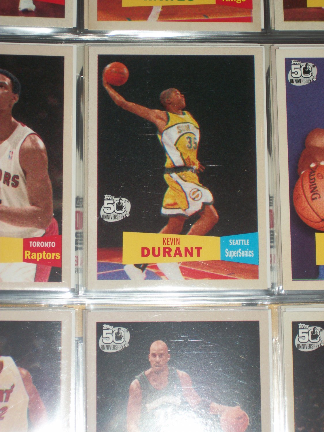 Kevin Durant 2007 Topps basketball-rookie card/2nd version