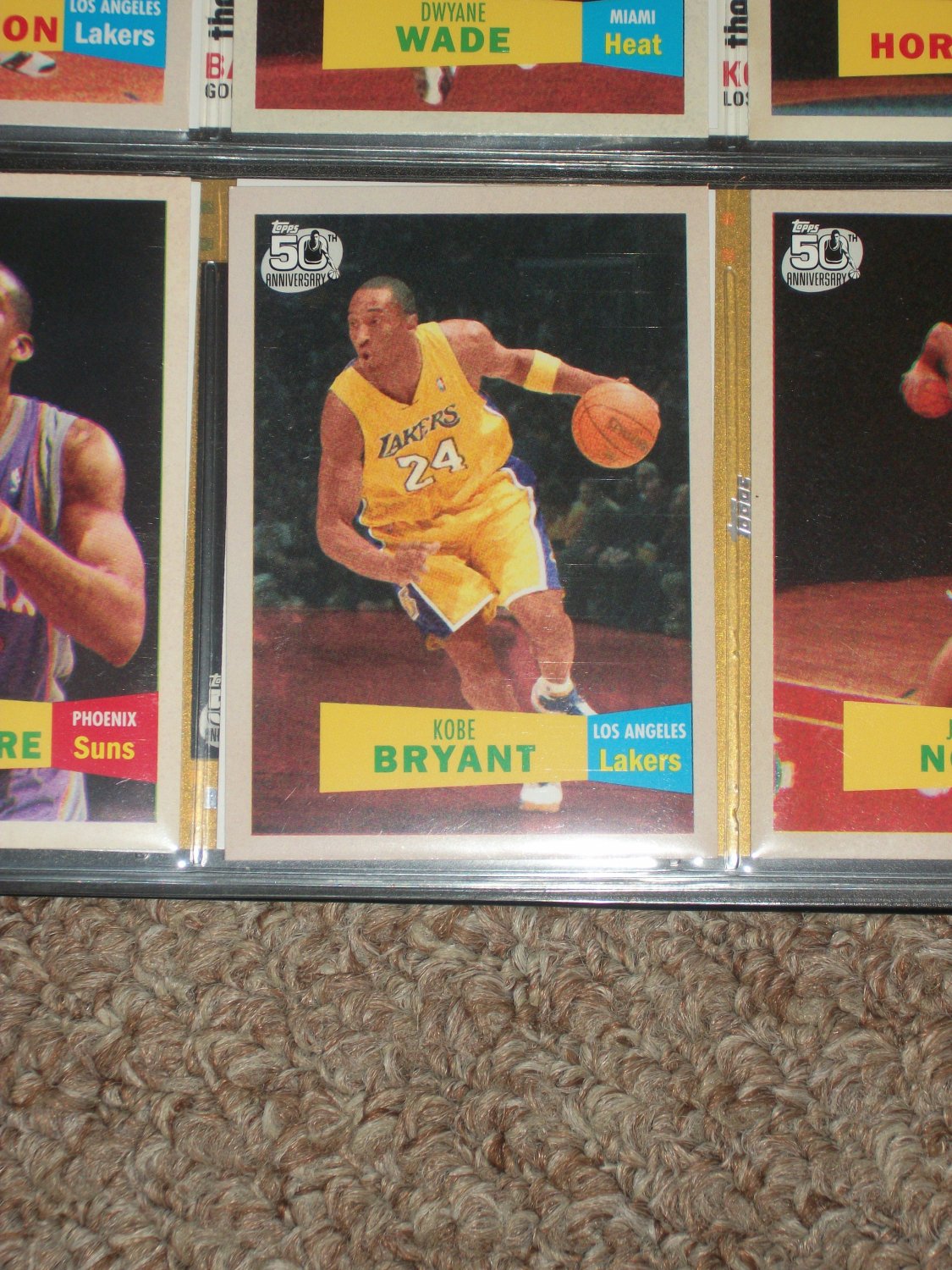 Kobe Bryant 2007 Topps 50th anniversary/2nd version