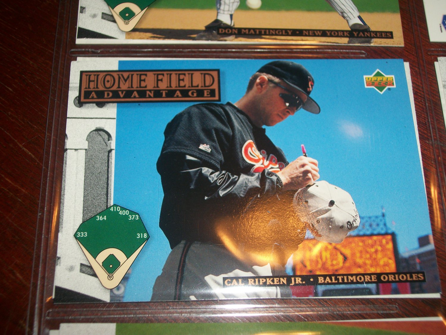 Cal Ripken jr 1994 Upper Deck-Home Field Advantage card