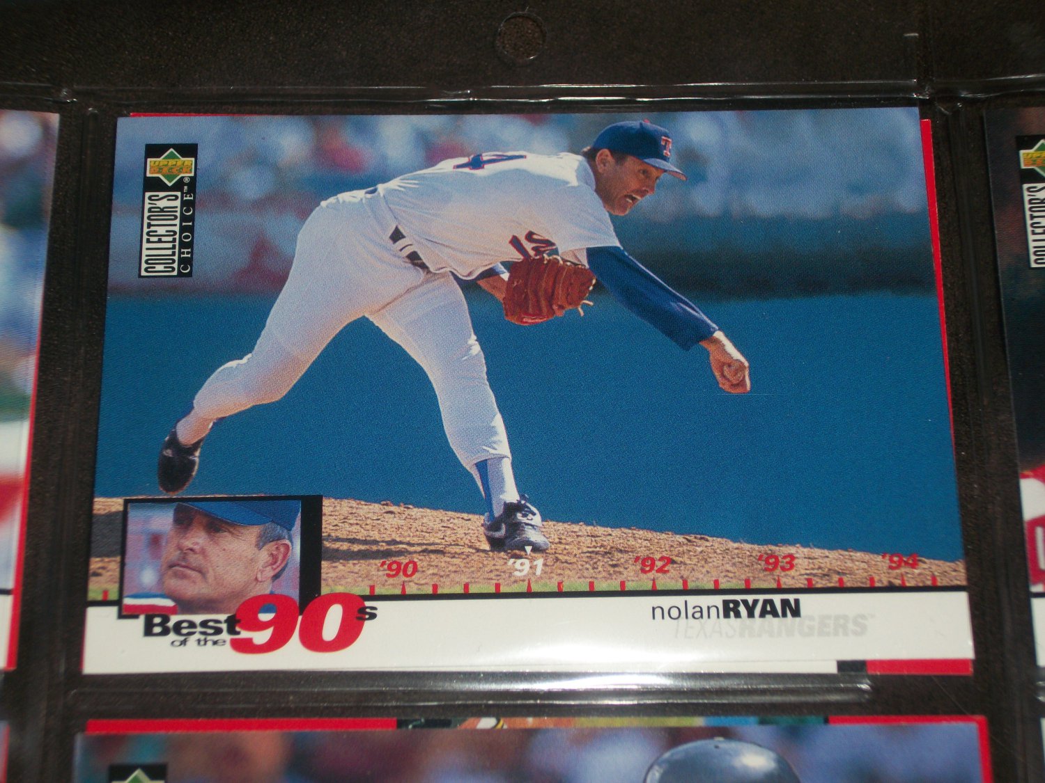Nolan Ryan 1994 Upper Deck-Best of the 90's card