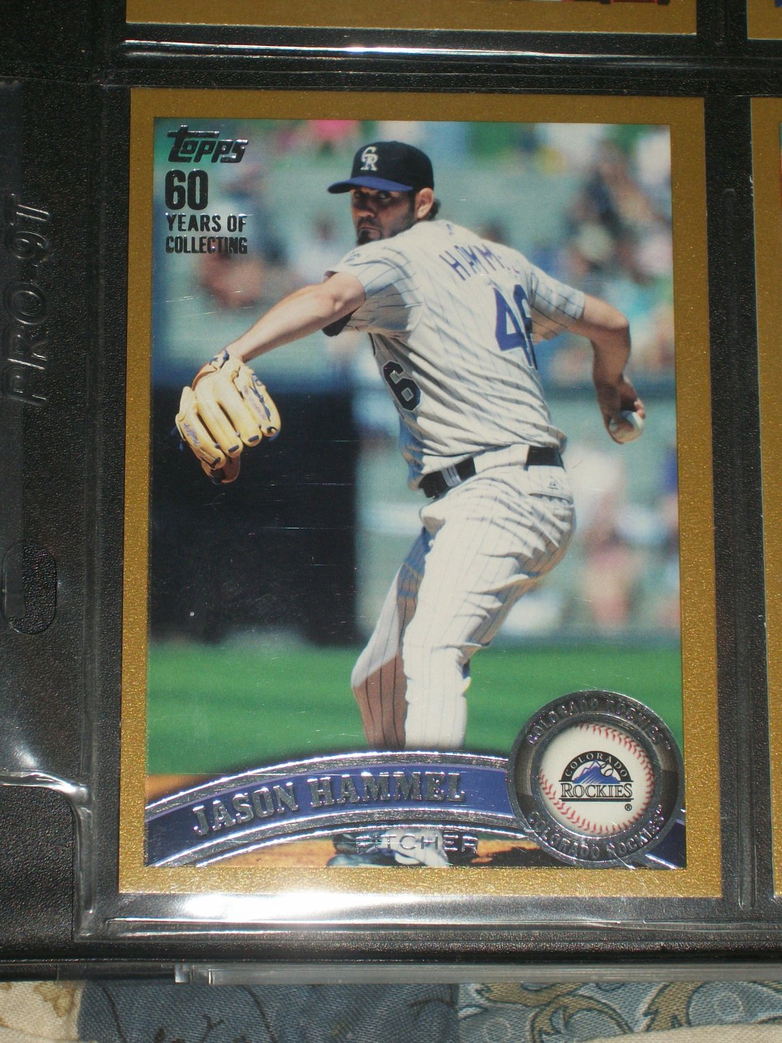Jason Hammel 2011 Topps LE #647/2011 Baseball Card- Gold Edition