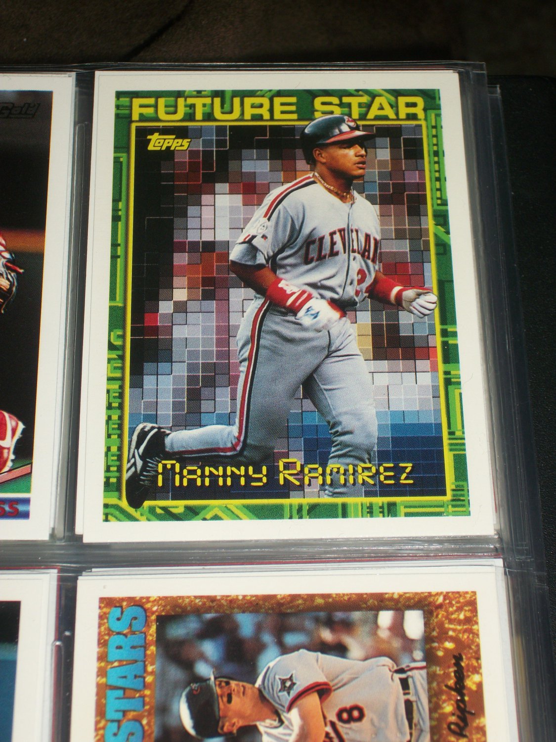 Manny Ramirez 1994 Topps Baseball Card- Future Star Rookie