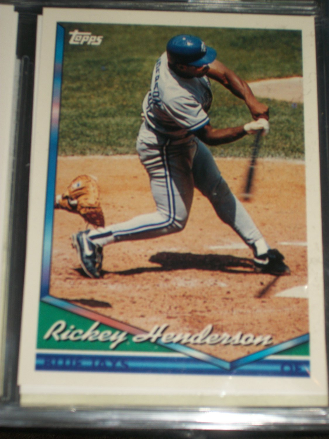 Rickey Henderson 1994 Topps Baseball Card