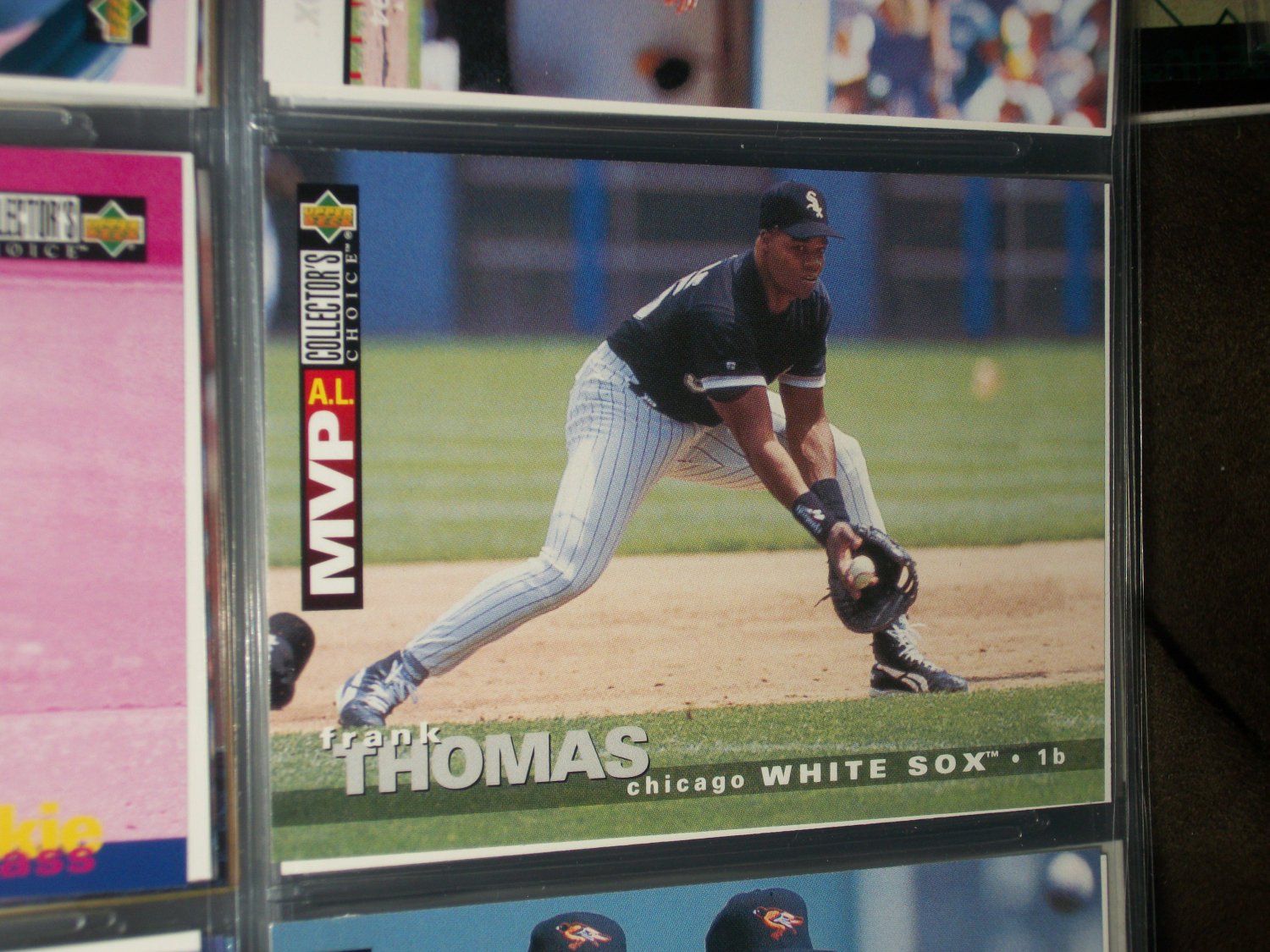 Frank Thomas 1995 Upper Deck Collectors Choice Baseball Card- A.L. MVP