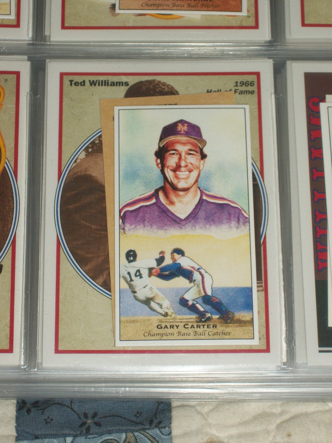 Gary Carter 2011 UD Champions of Games+Sports LE Card