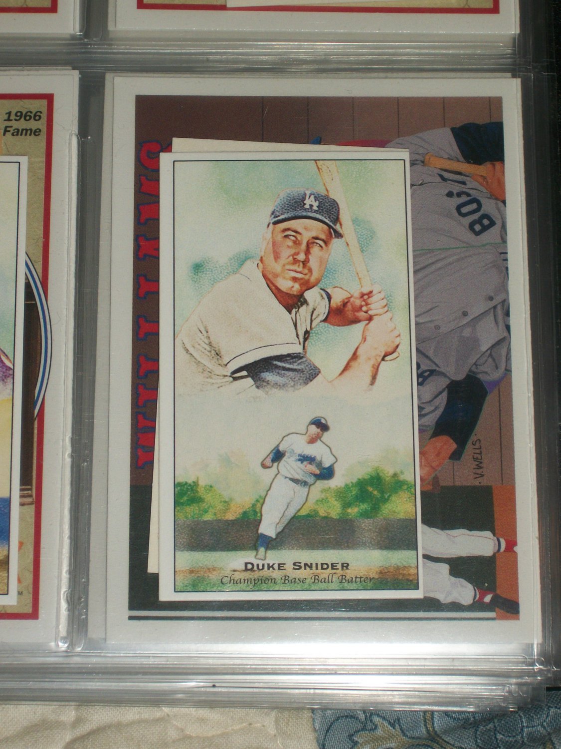 Duke Snider 2011 Topps Champions of Games+Sports mini insert card