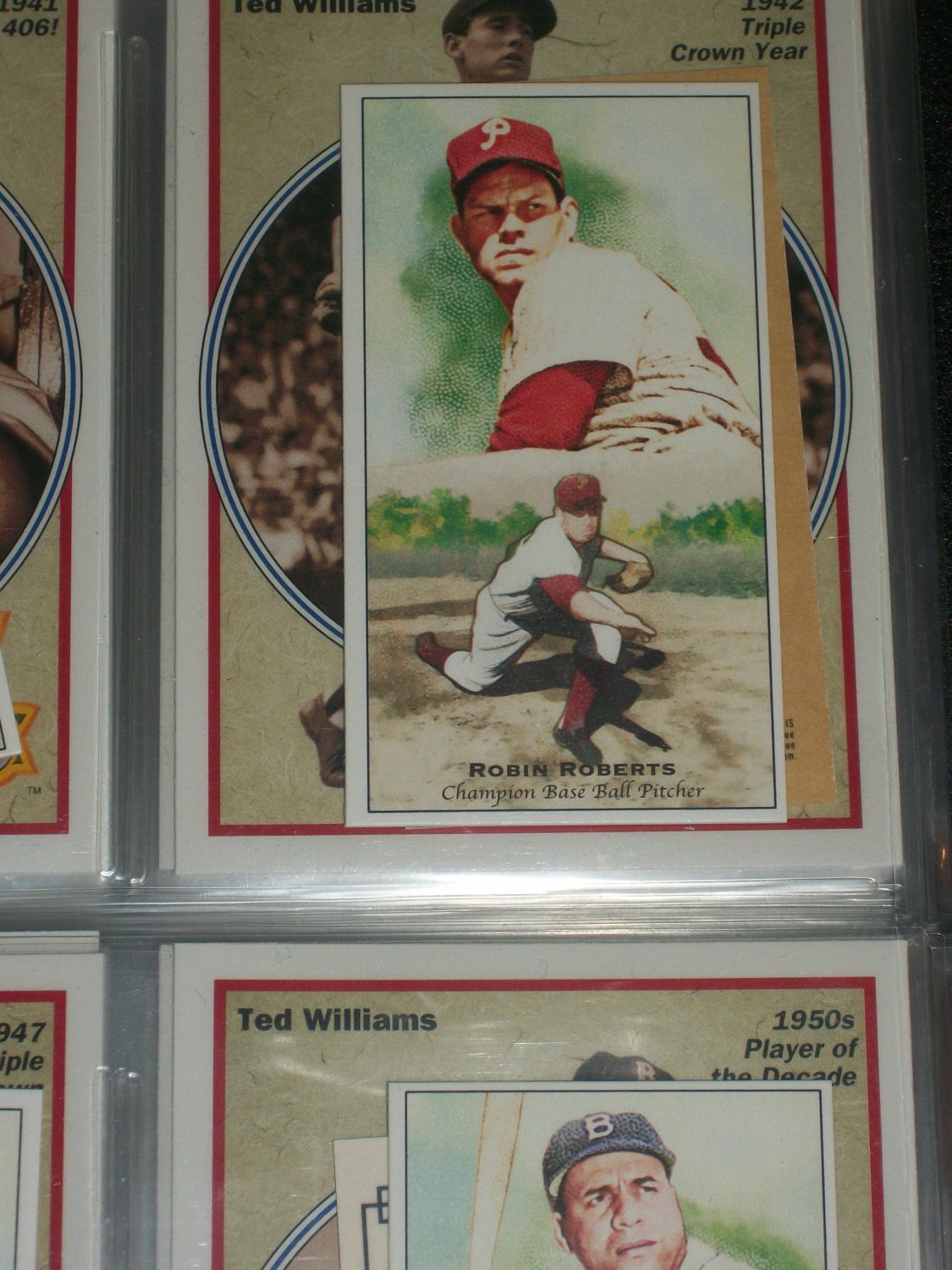 Robin Roberts 2011 Topps Champions of Games+Sports baseball card